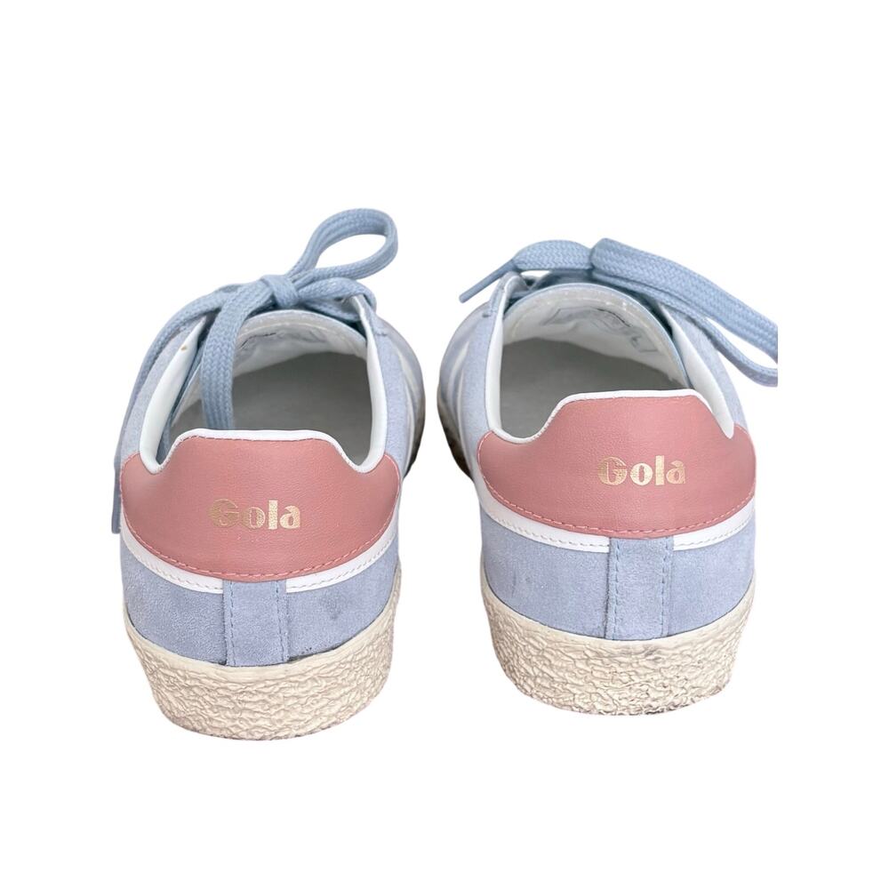 Gola Classics Medallist Sneakers Air/Off White/ Terracotta Suede Women's Size 7 - Picture 8 of 10